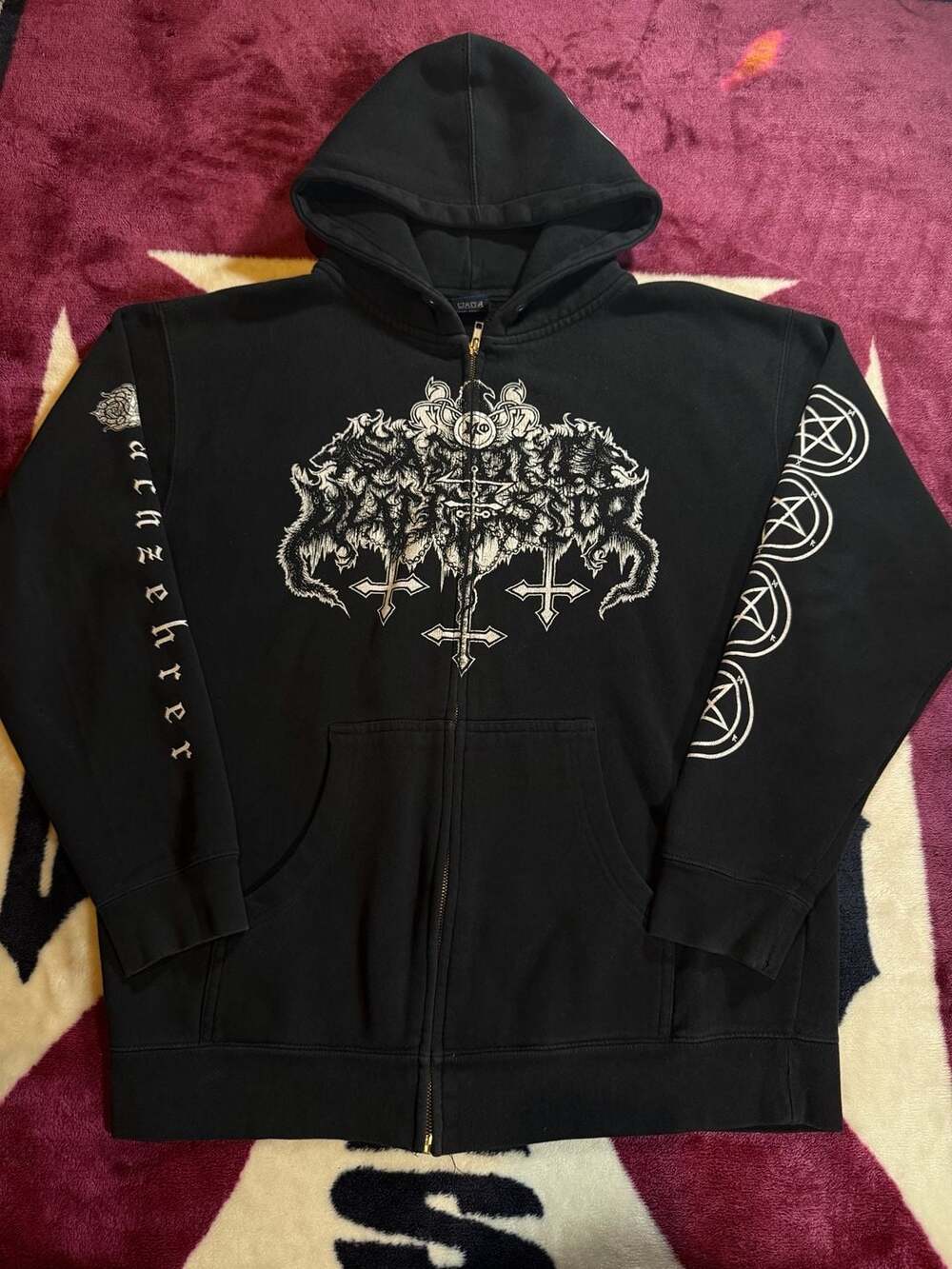 Dark Funeral Where Shadows Reign Zip Hoodie